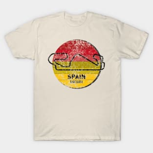 Barcelona Spain Track T-Shirt